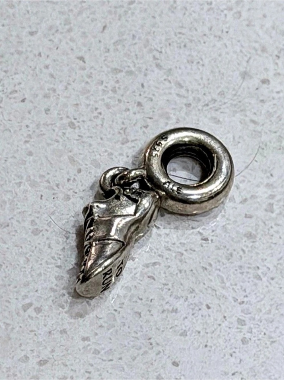 Pandora Running Shoe Dangle Charm Silver